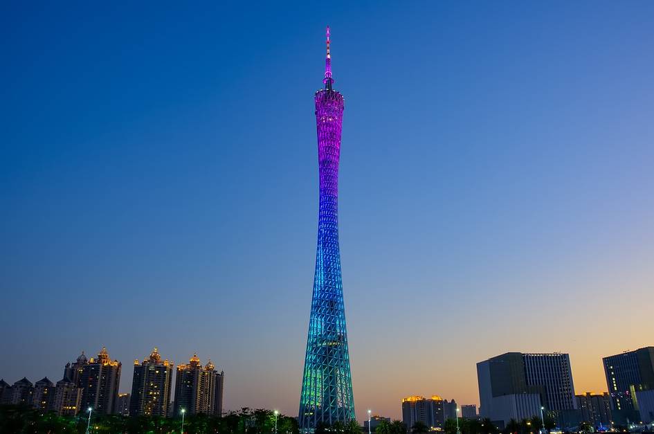 Canton Tower in Guangdong, China