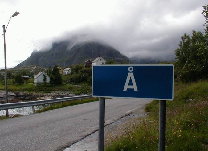 Shortest place name is ‘A’ 