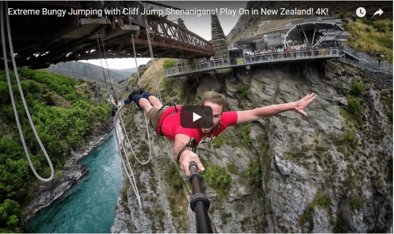 Kawarau Bridge Bungy Jump in Queenstown, New Zealand