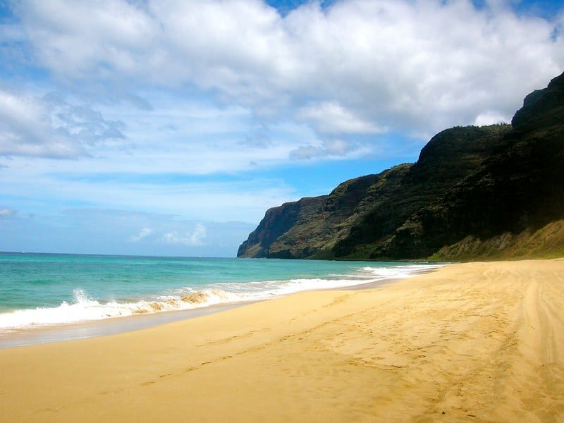 Polihale Beach, Hawaii, USA