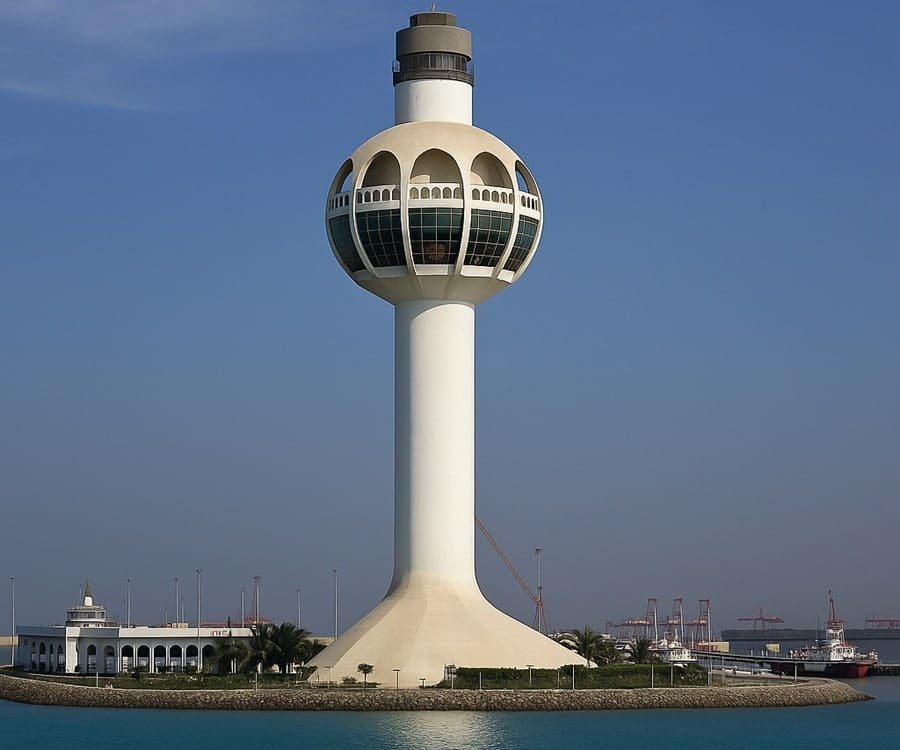 Jeddah Lighthouse in Jeddah, Saudi Arabia
