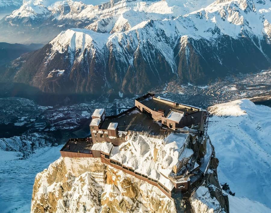 Aiguille du Midi in Chamonix, france