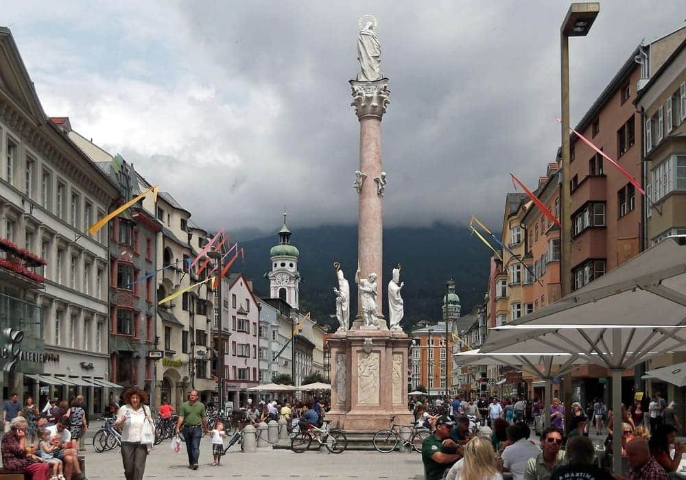Altstadt Innsbruck in Austria