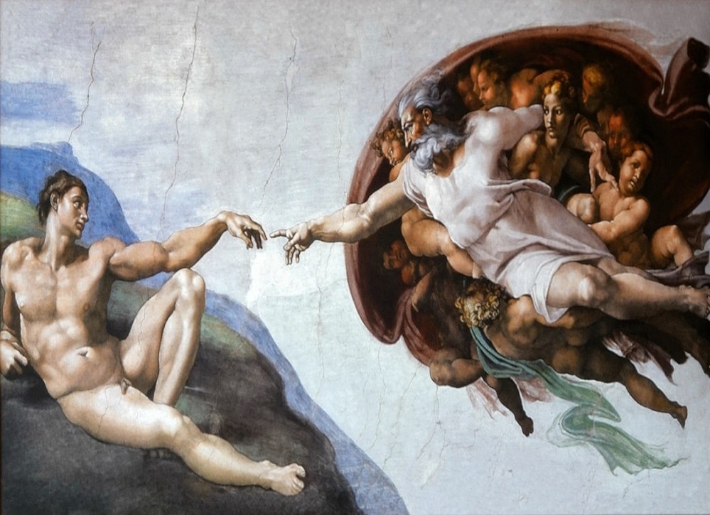 The Creation of Adam Painting