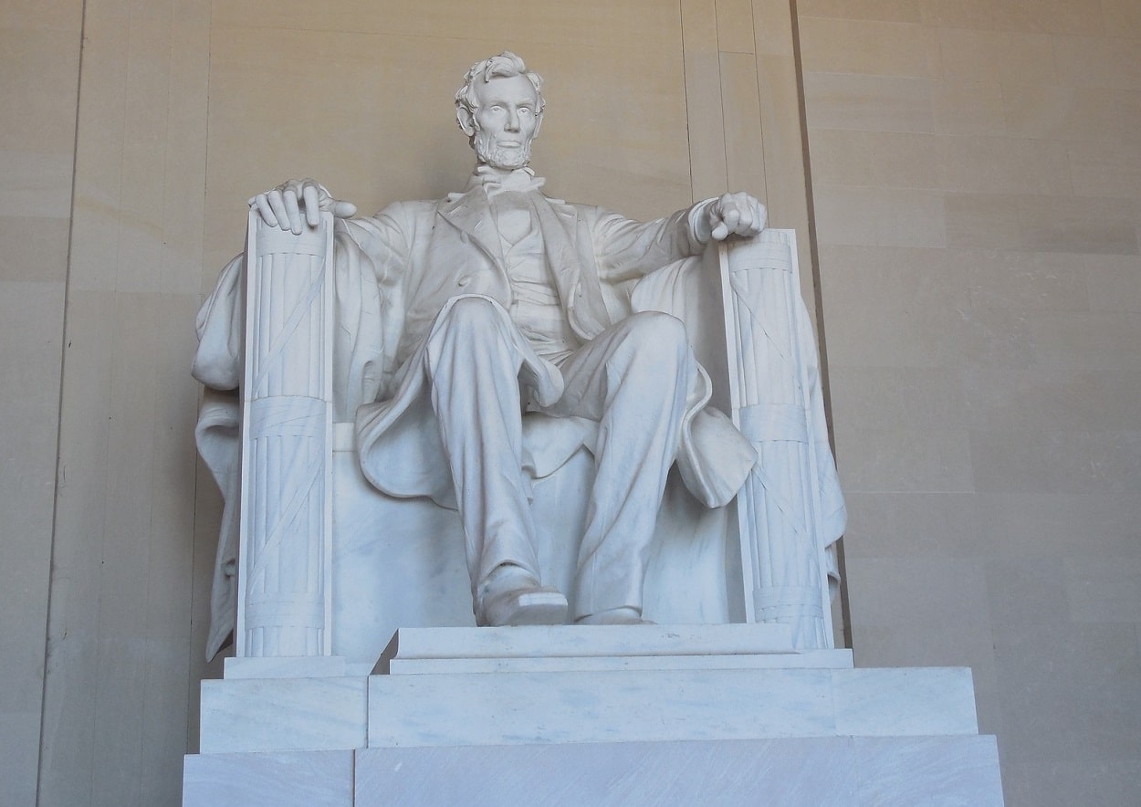 Lincoln Memorial Statue in Washington, D.C., US