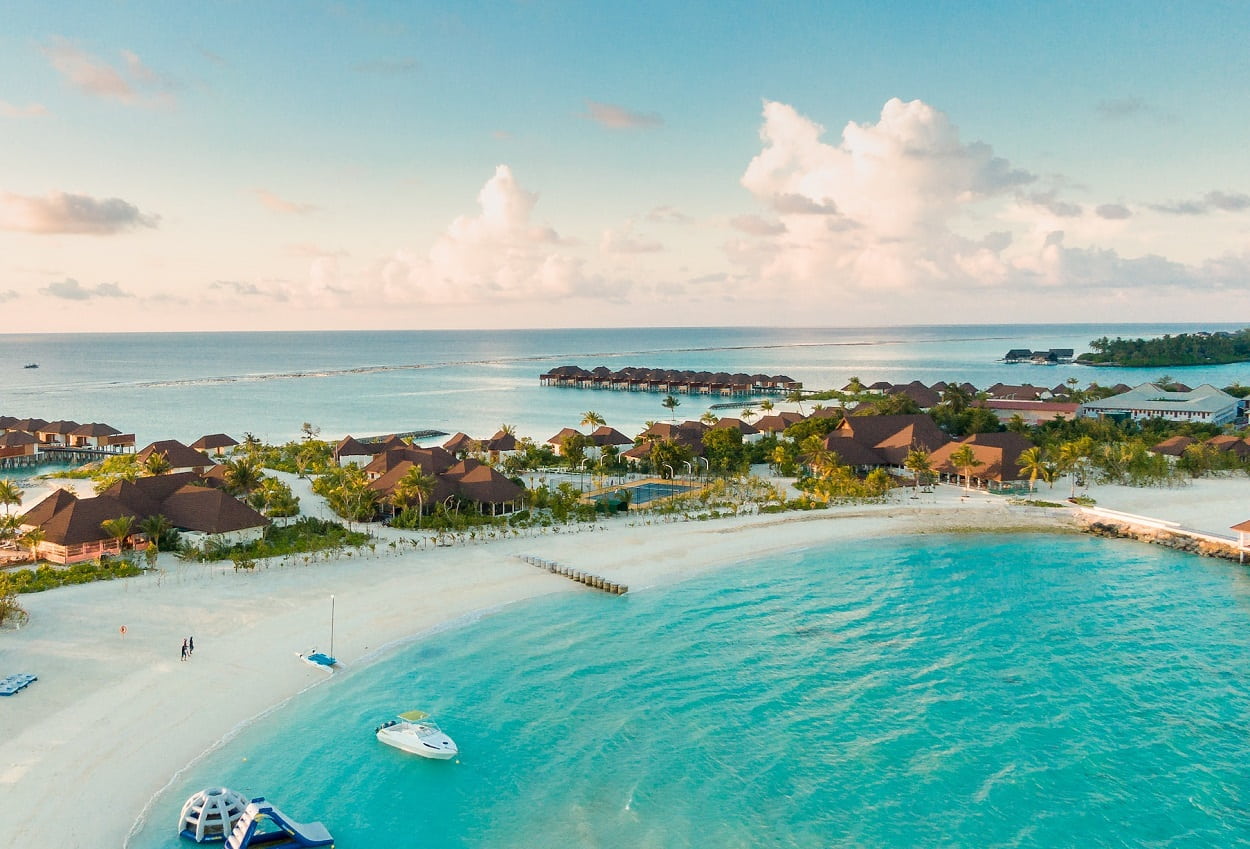 Beautiful Beach View of Maldives Islands