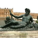 Beautiful Staute in Palace of Versailles, Paris