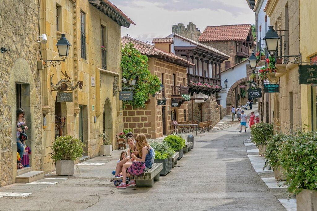 Poble Espanyol Village Street, Barcelona