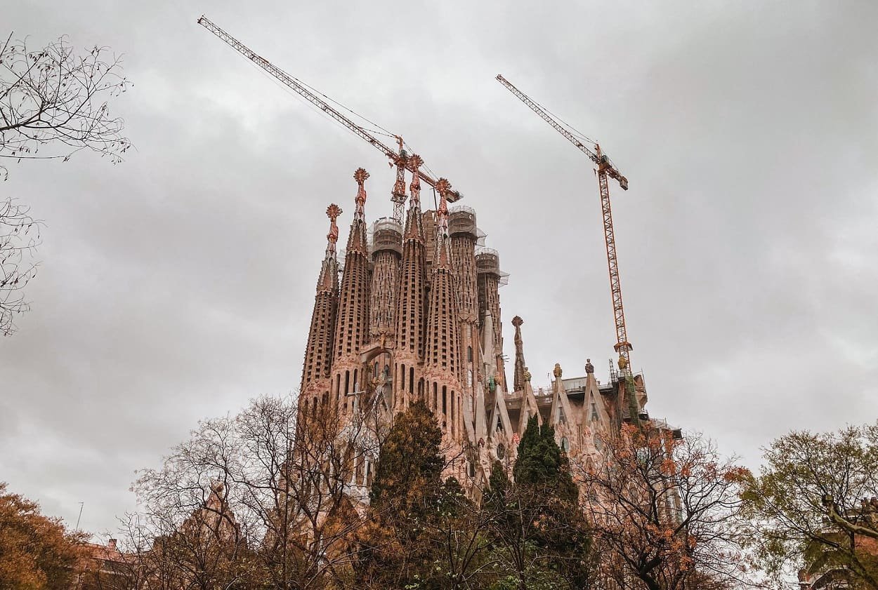 la sagrada familia still under construction, Barcelona