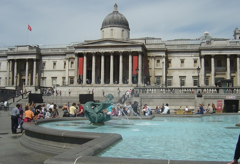 The National Gallery Museum in London, England