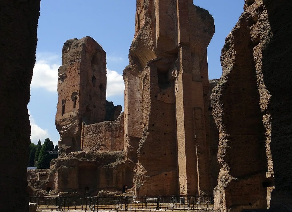 The Baths of Caracalla a public baths in ancient Rome