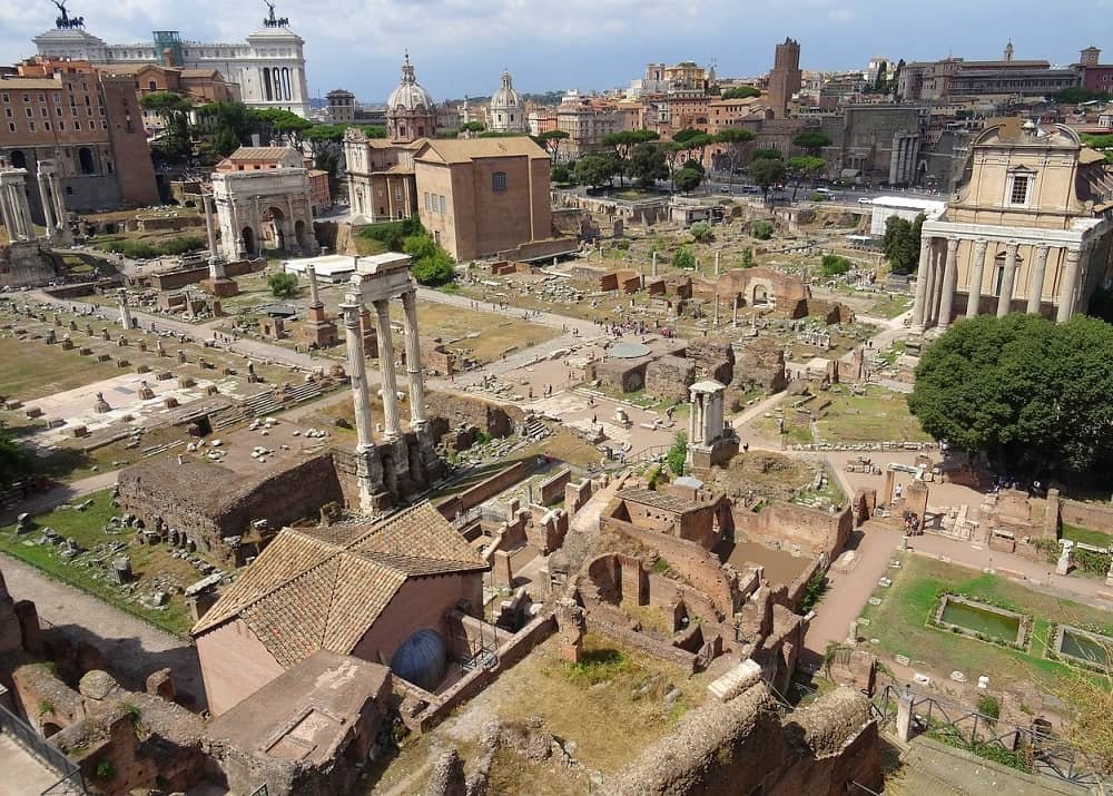 The Roman Forum ancient site