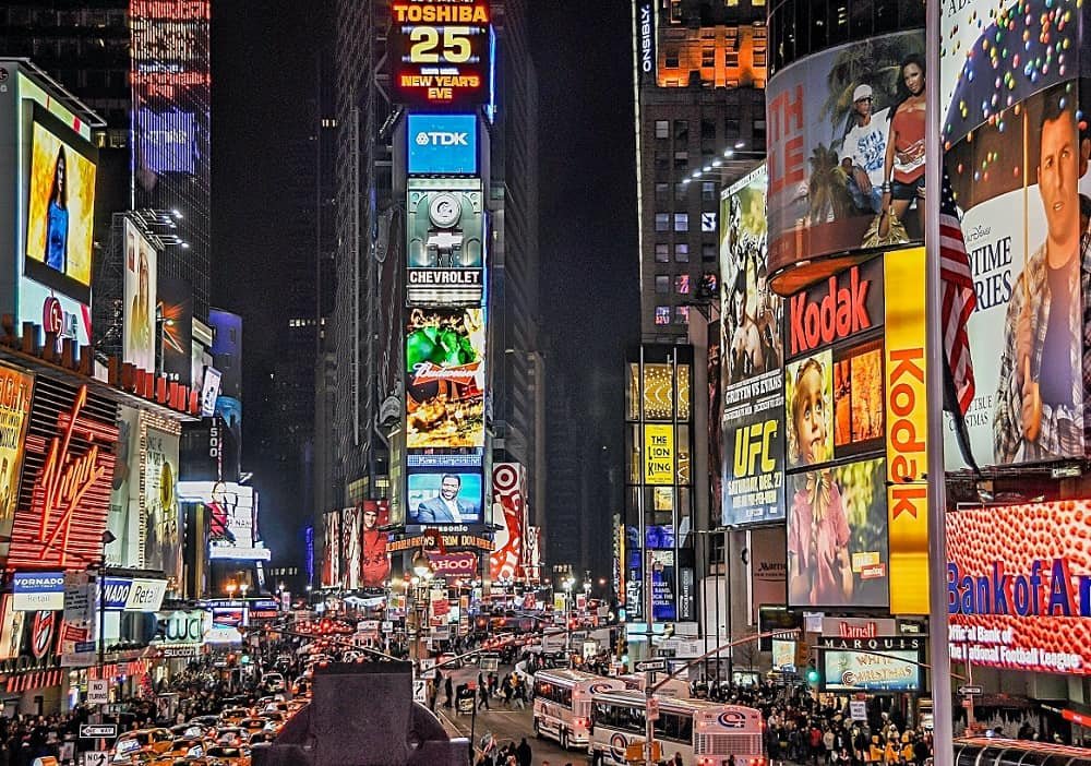 Times Square in New York City