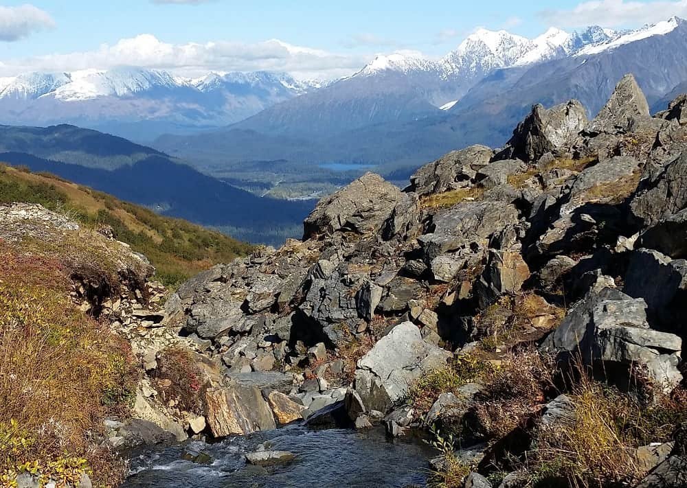 Seward Mountains in Alaska