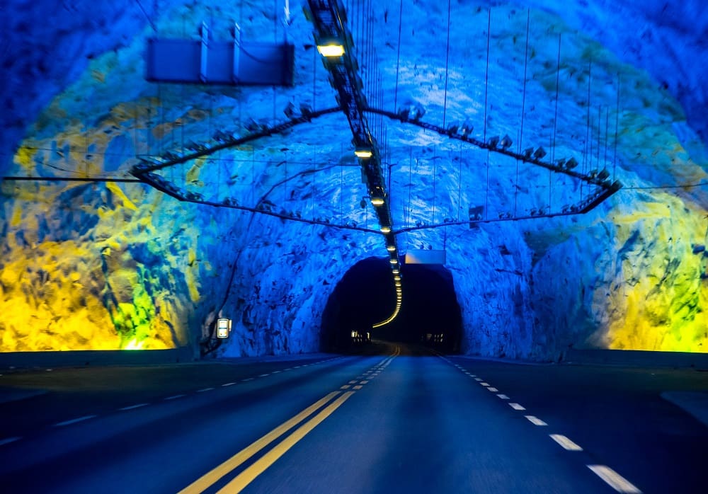 The Laerdal Tunnel in Norway