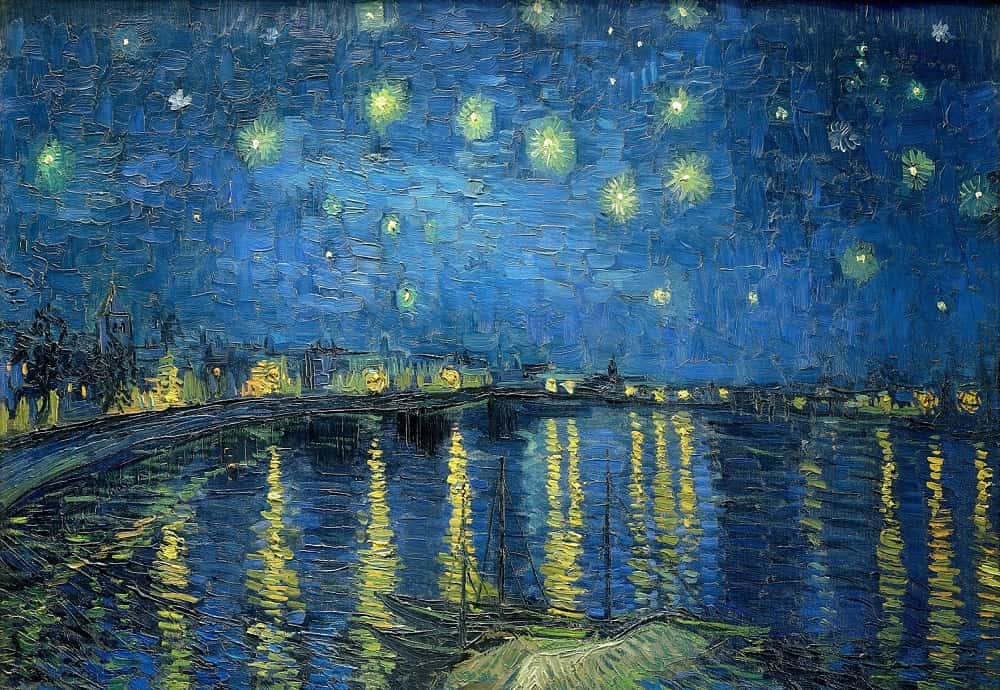 The Starry Night Over the Rhône by Vincent Van Gogh