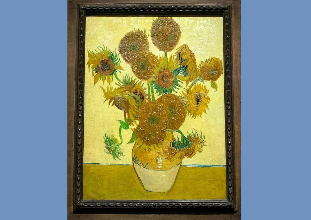 Vincent Van Gogh's Sunflowers Painting