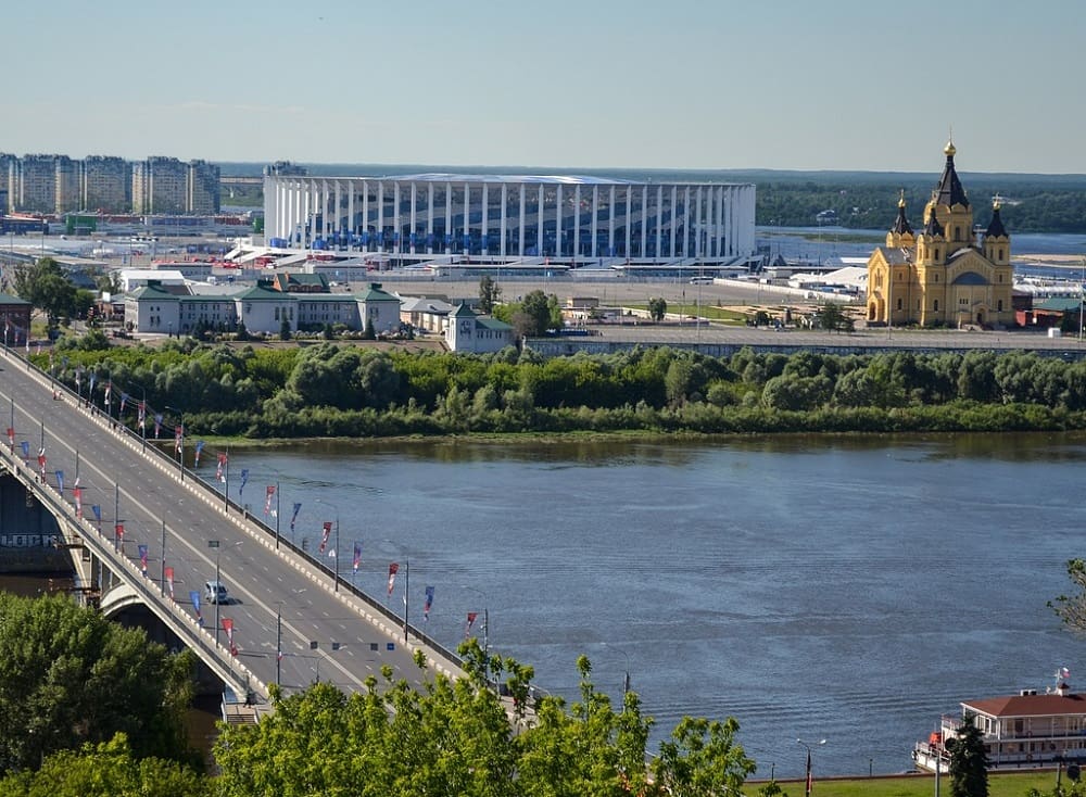 The Volga River, Europe's longest river