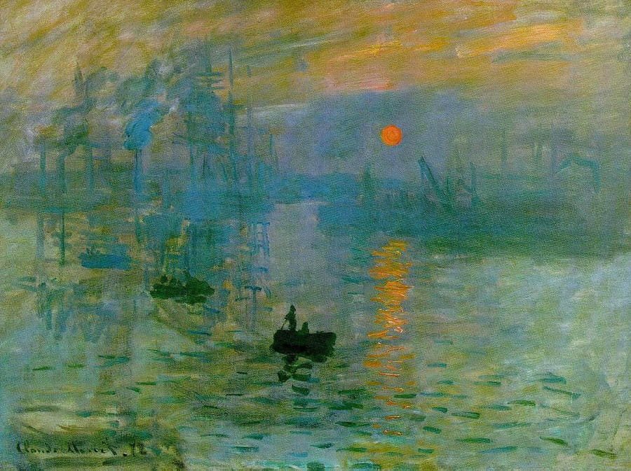 Impression Sunrise Painting by Claude Monet