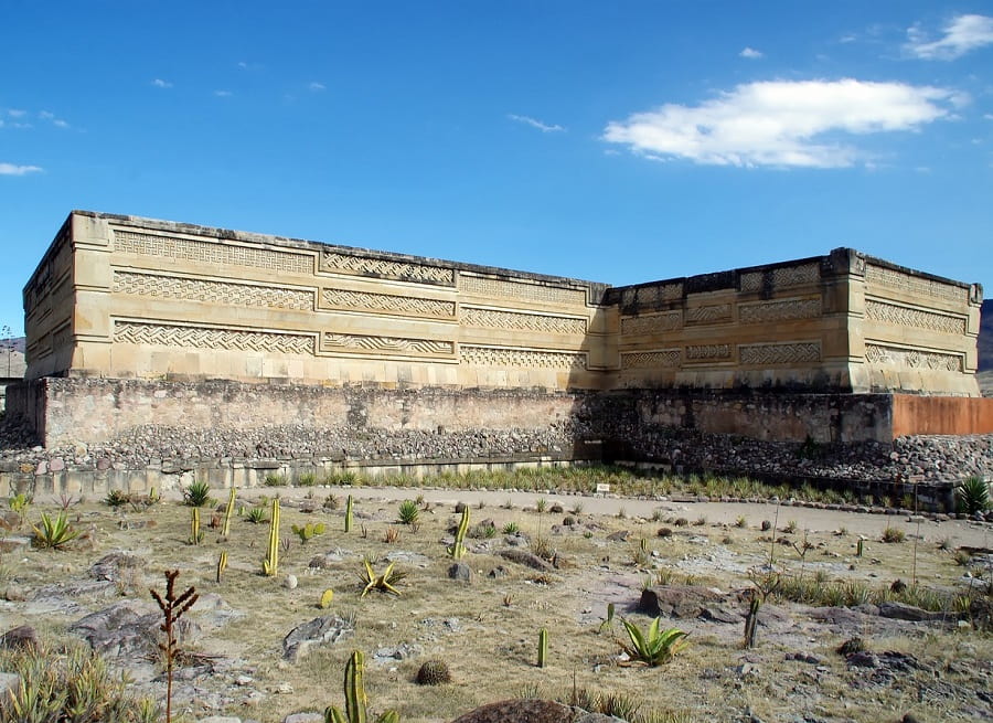 Mitla an Ancient Zapotec Ruins in Mexico