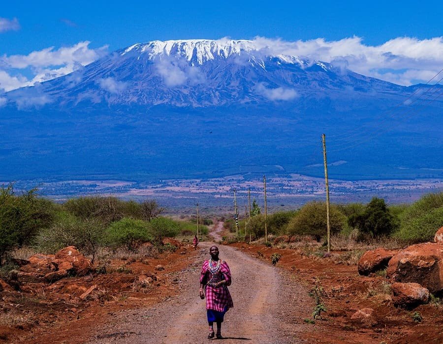 Mount Kilimanjarot in Tanzania