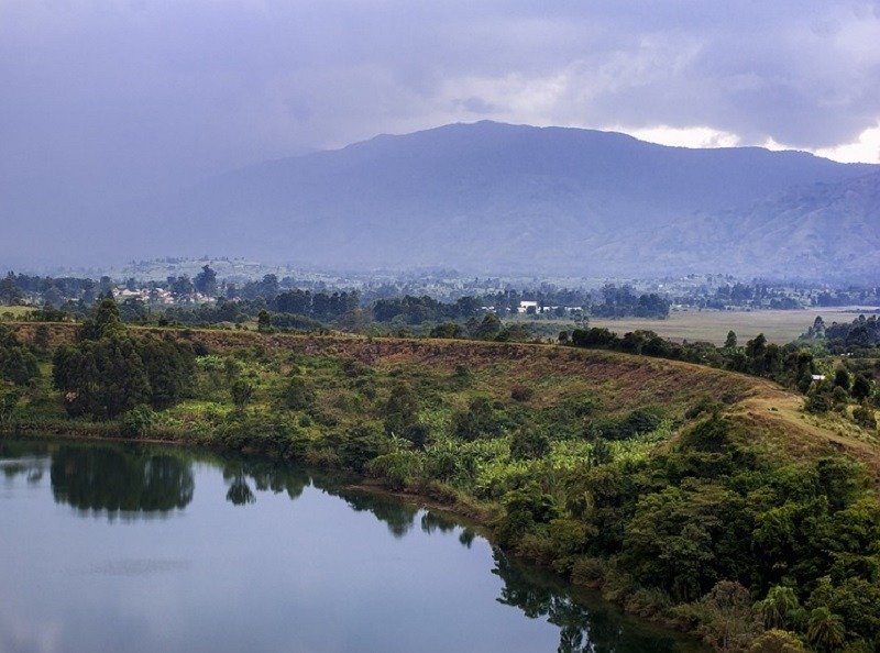 The Rwenzori Mountains in East Africa