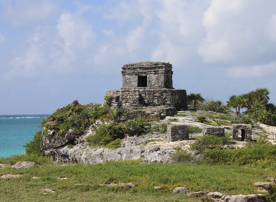 Tulum a famous ancient landmark in Mexico