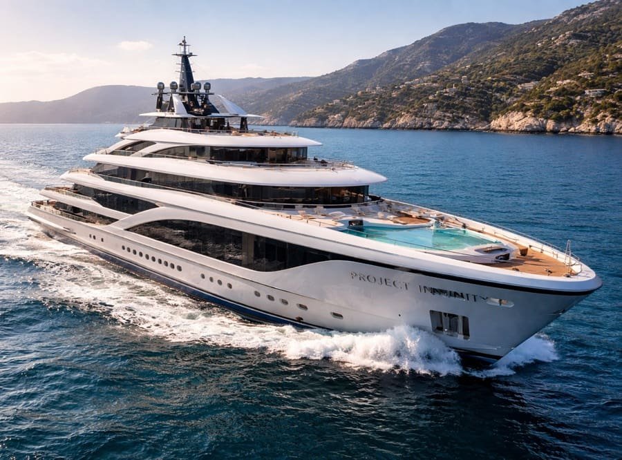 Beautiful Project Infinity Yacht