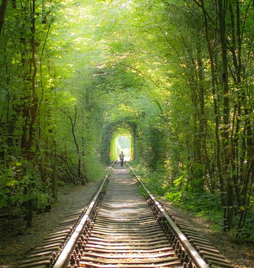 Tunnel of Love, Klevan, in western Ukraine