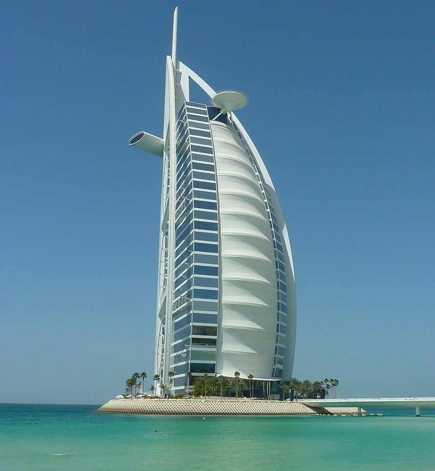 Beautiful View of Burj Al Arab Hotel