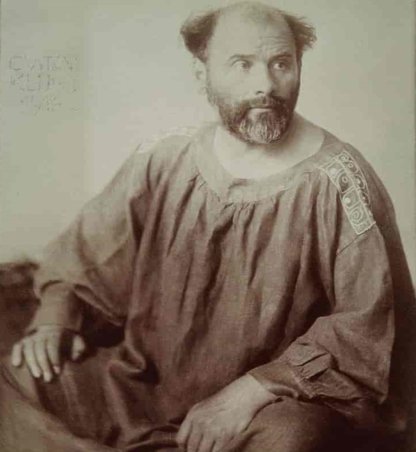 Gustav Klimt, an Austrian famous painter
