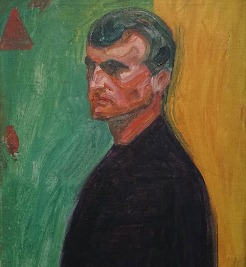 Self-Portrait (Edvard Munch, 1904)