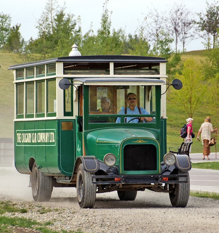 Calgary Car Company Bus, Heritage Park Historical Village
