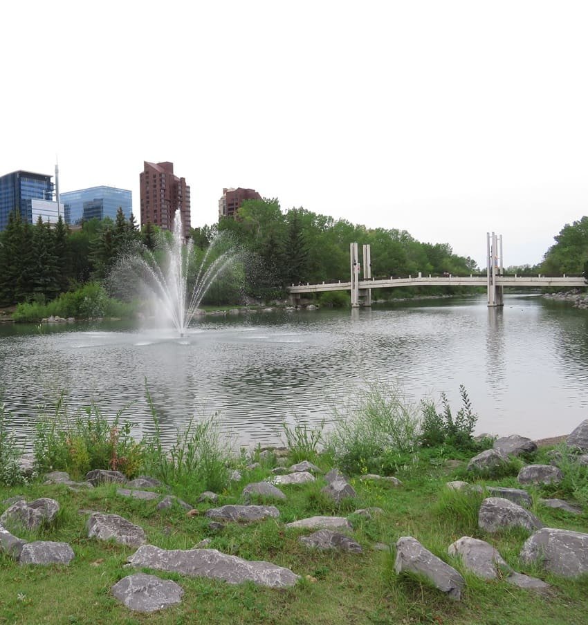 Prince's Island Park Fountain Calgary, Canada