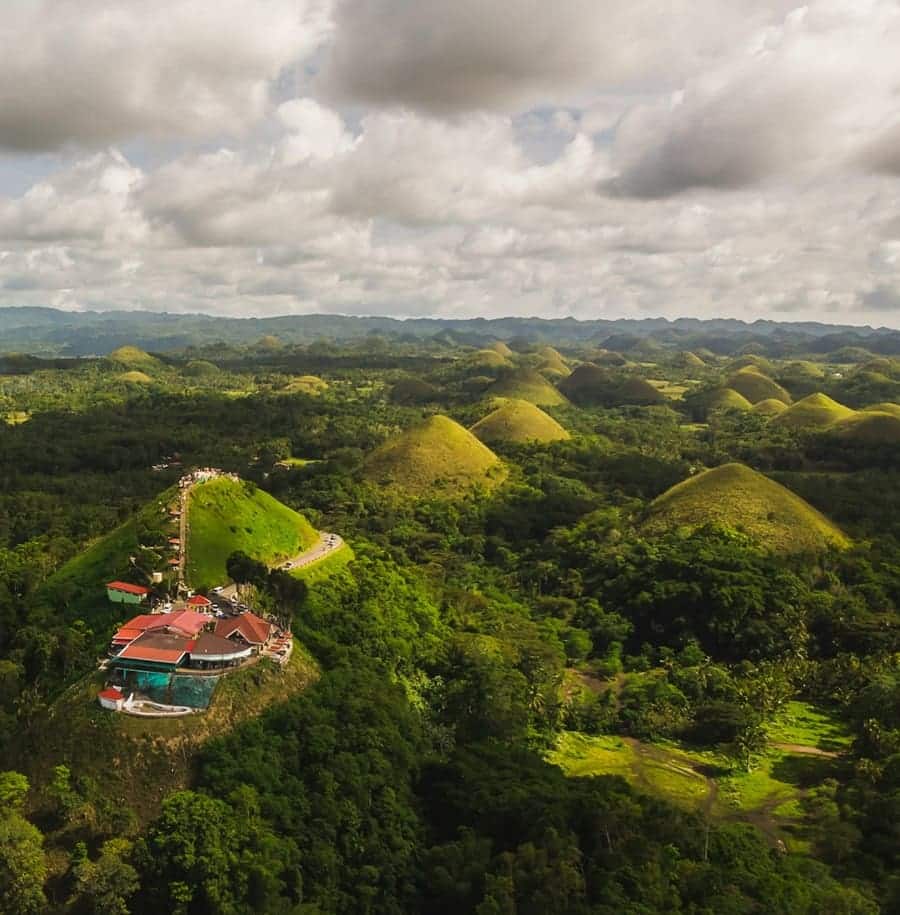 Chocolate Hills in Bohol Island, Philippines