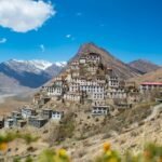 key monastery in Spiti Valley, Himachal Pradesh, India