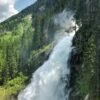 Beautiful View of Krimml Falls Austria