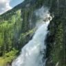 Beautiful View of Krimml Falls Austria