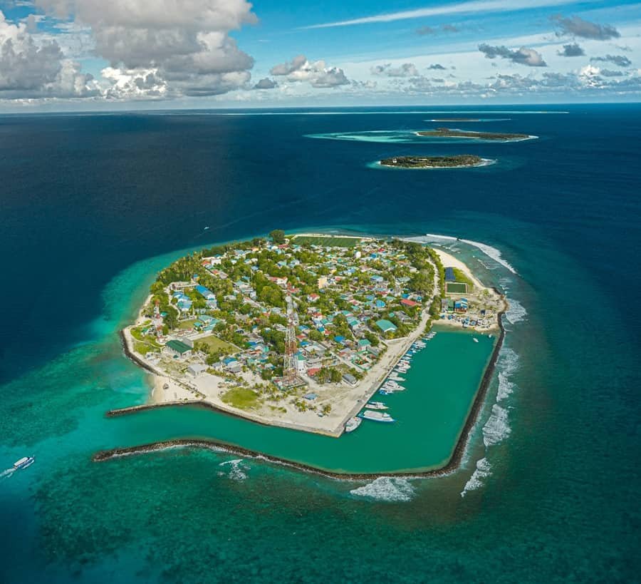 Kurendhoo, Maldives in Indian Ocean