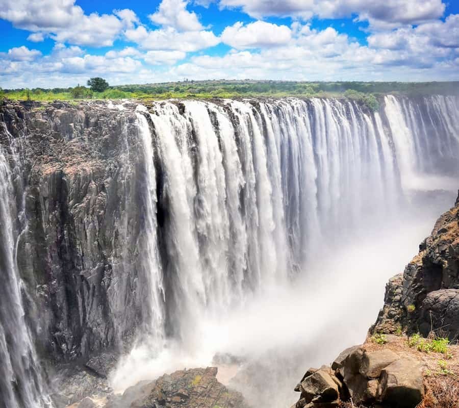 beautiful Natural Wonder, Victoria Falls, Zambia & Zimbabwe