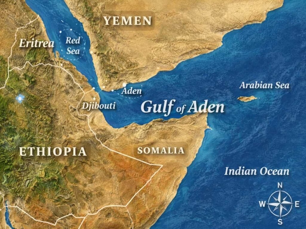 Gulf of Aden Map