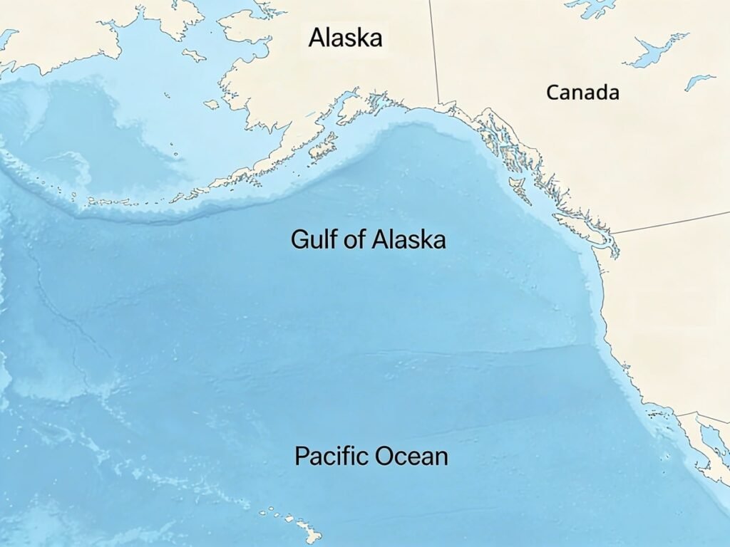 Gulf of Alaska Map