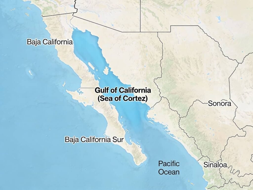 Gulf of California Map (Sea of Cortez)