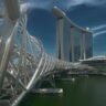 Helix Bridge in Singapore