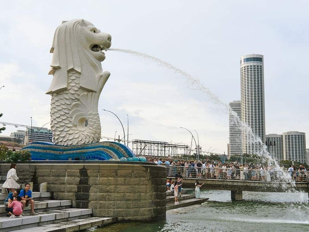 Merlion Park in Singapore