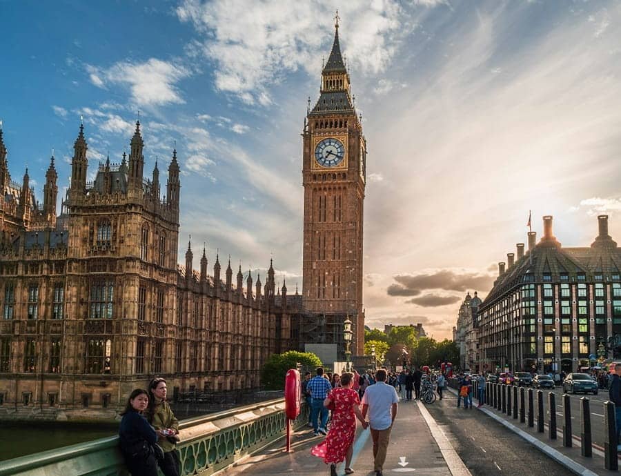 Big Ben and Houses of Parliament in London