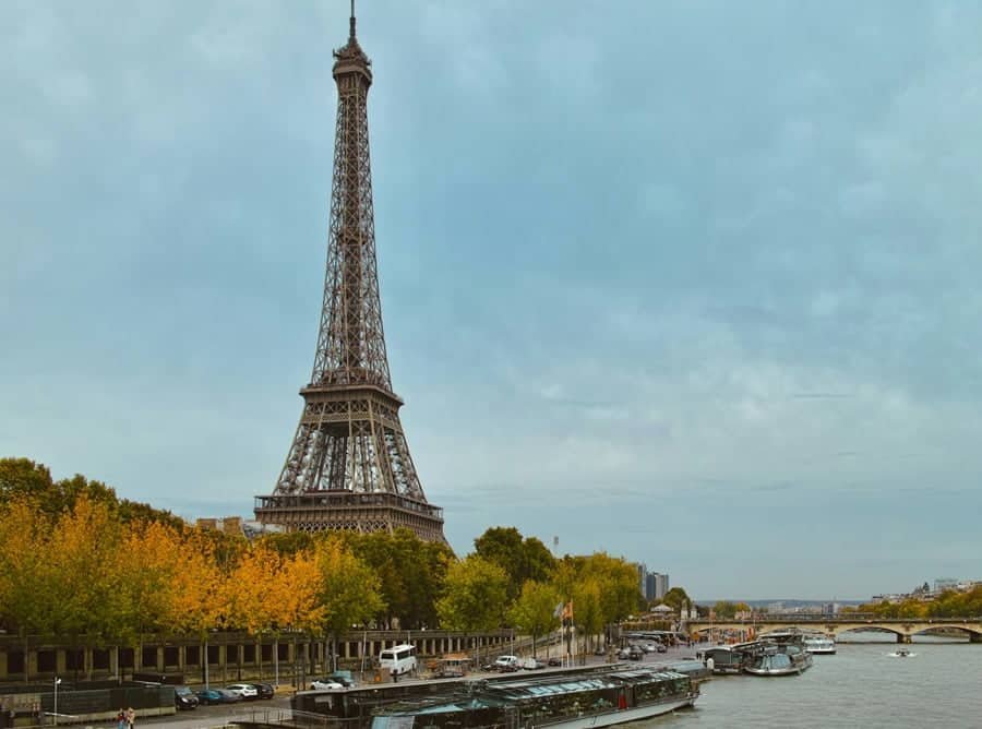 Eiffel Tower beside the Seine River in Paris