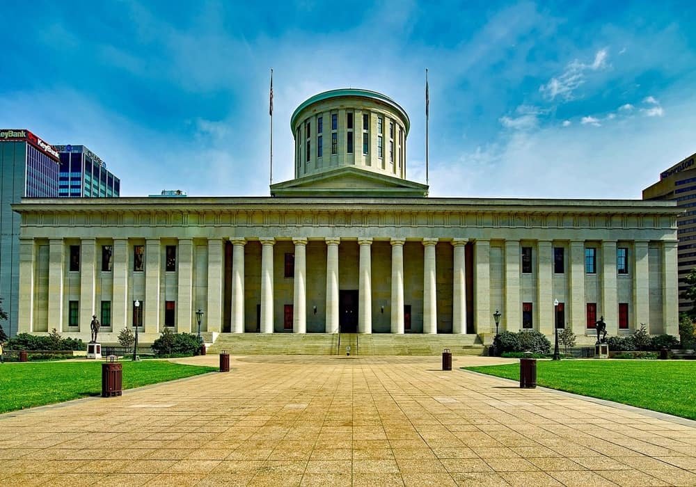 Ohio Statehouse in Columbus, Ohio, USA