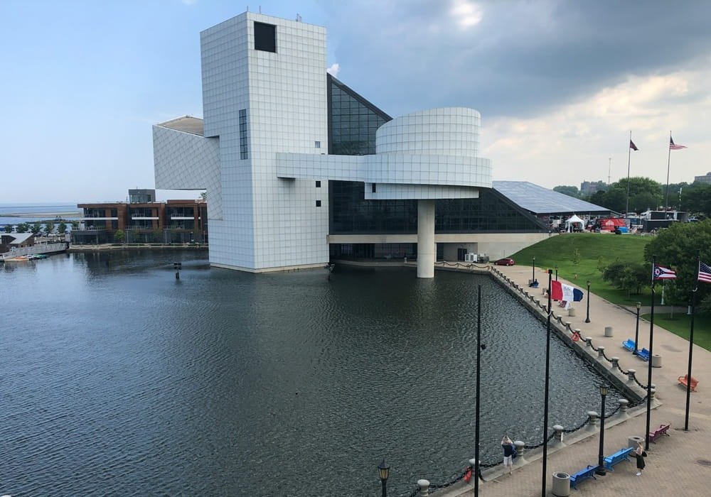 Rock and Roll Hall of Fame in Cleveland, Ohio, USA