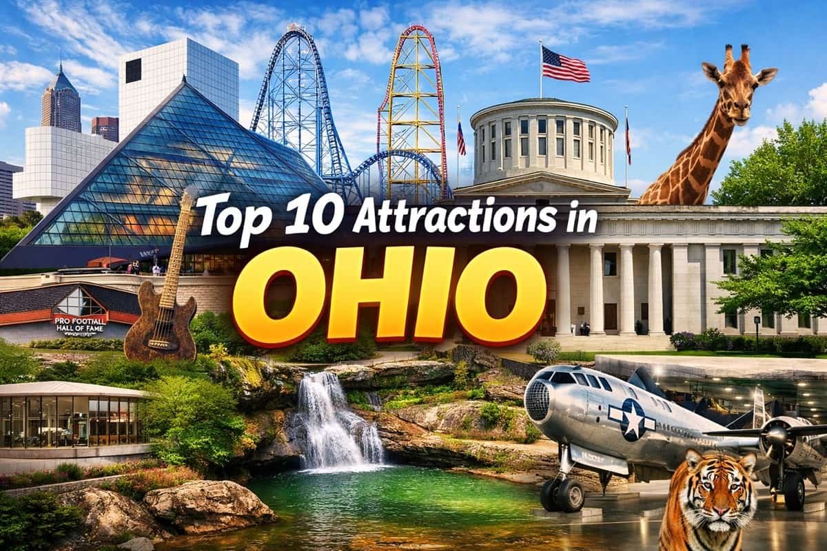 Top 10 Famous attractions in Ohio